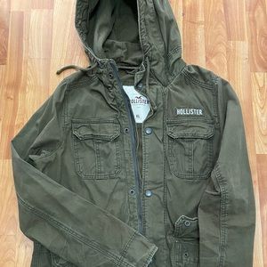 Hollister military jacket.